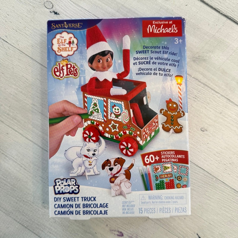 ELF on the shelf polar props DIY sweet truck Micheal's‎ exclusive NEW